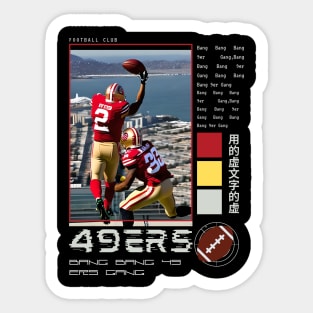 Bang Bang 9er Gang ,49 ers graphic design Sticker